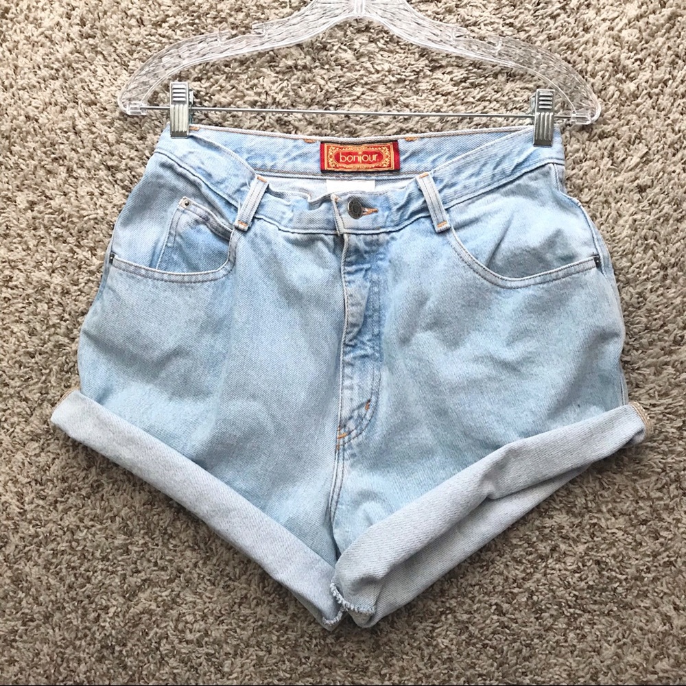 Vintage  Bonjour Jean Shorts
